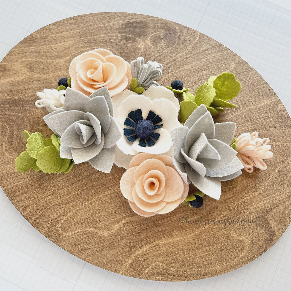 Thumbnail: Felt Flower Craft Kit | Anemone Arrangement