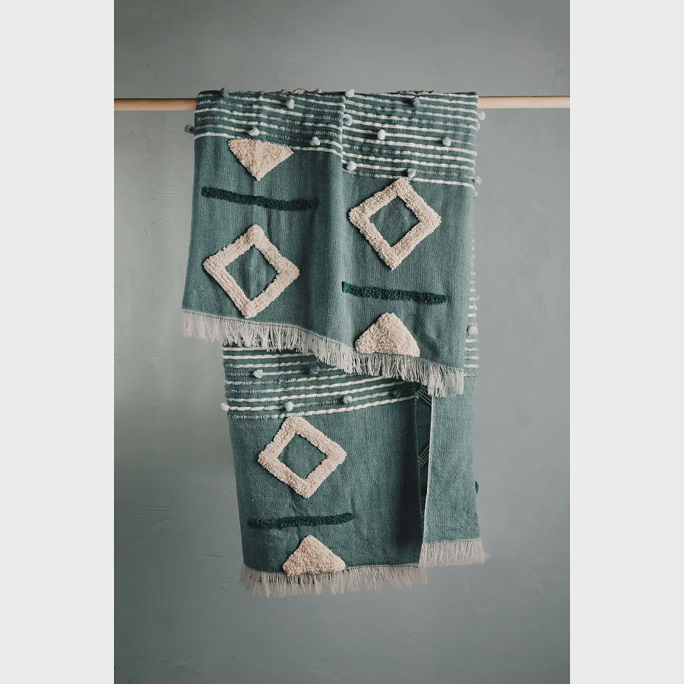 Thumbnail: Jade Green Brook Throw