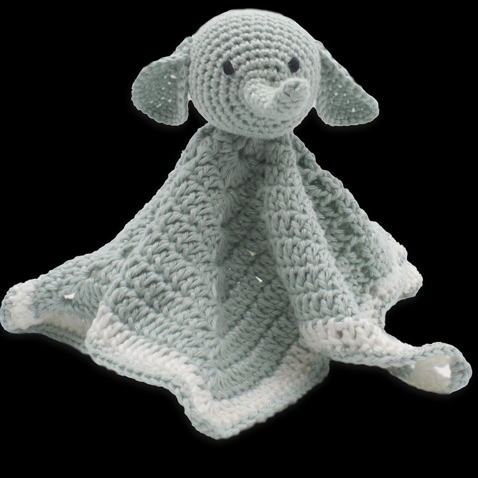 Thumbnail: HC-40MB090 - Diy Crochet Kit - Elephant Cuddle Cloth