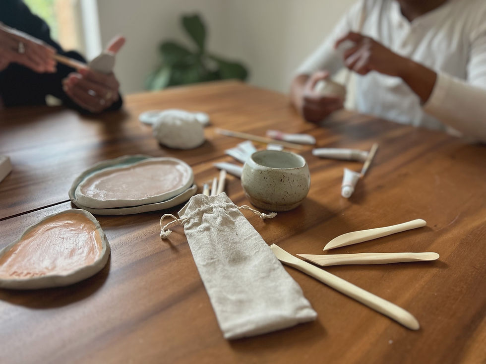 Thumbnail: BRECLAYKIT0001-1023 Meditative Art Clay Kit + Self-Care Meditations and Projects