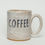 Thumbnail: WSCCOFFEE - 'coffee' Handmade in Ohio Ceramic Stoneware Ivory 12oz Mug