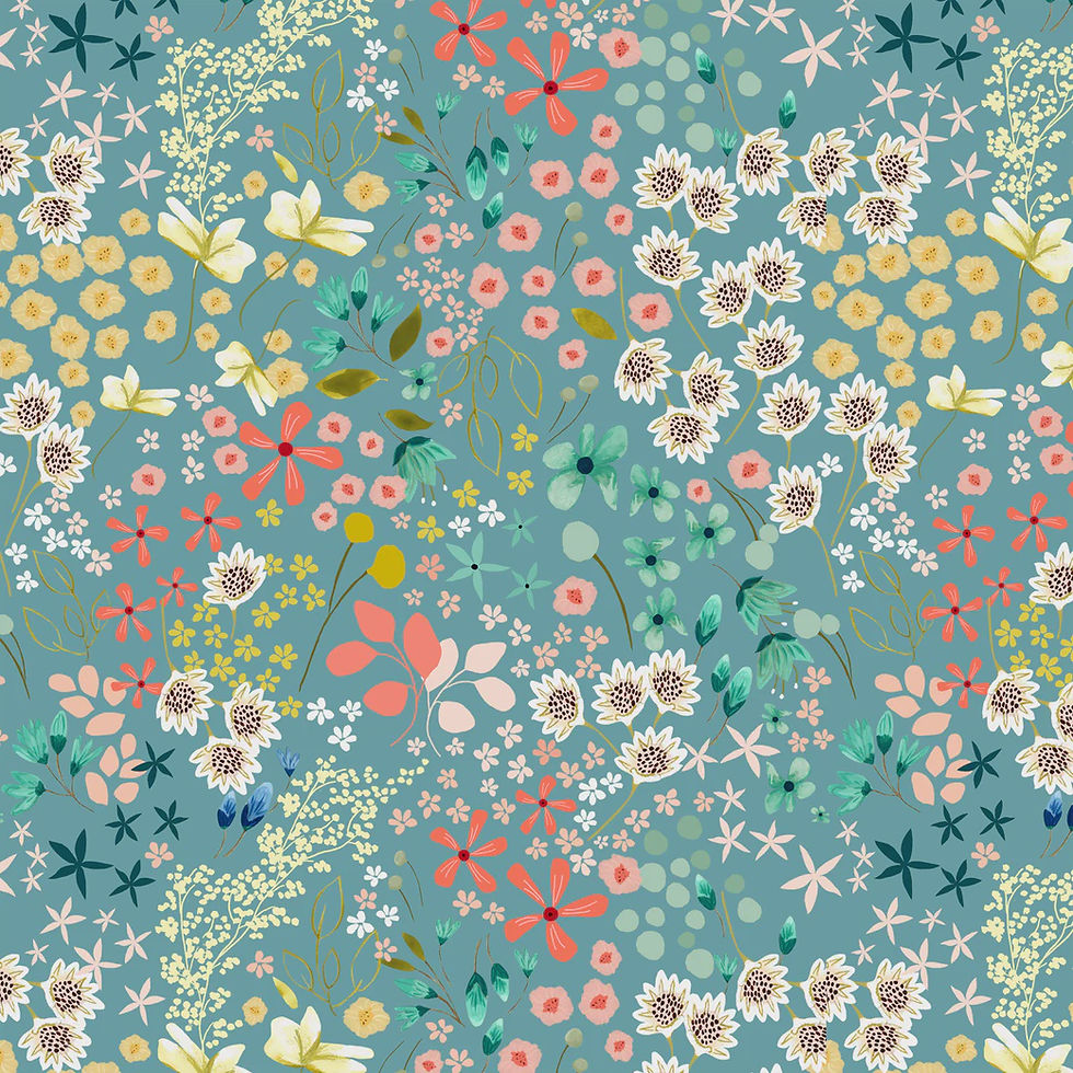 SR24509 Serenity Blooms Meadow Dream Blue