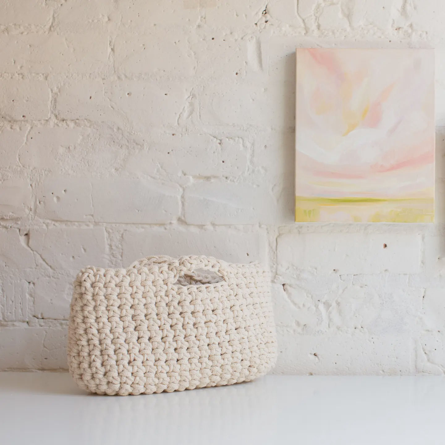 CKIT-SSH-00-PA Sandy Shores Handbag Kit - Parchment