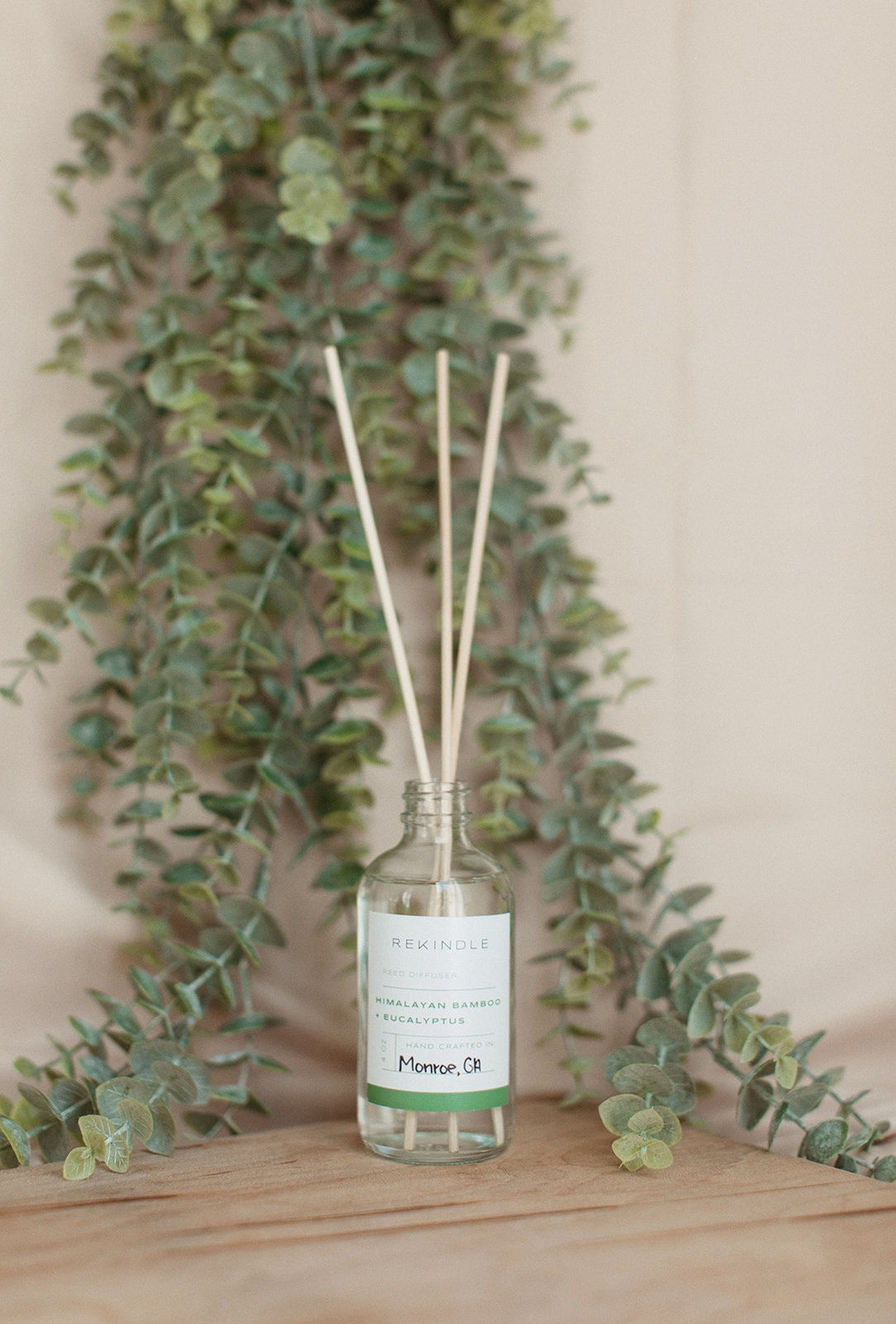 Himalayan Bamboo + Eucalyptus Reed Diffuser - 4oz Bottle