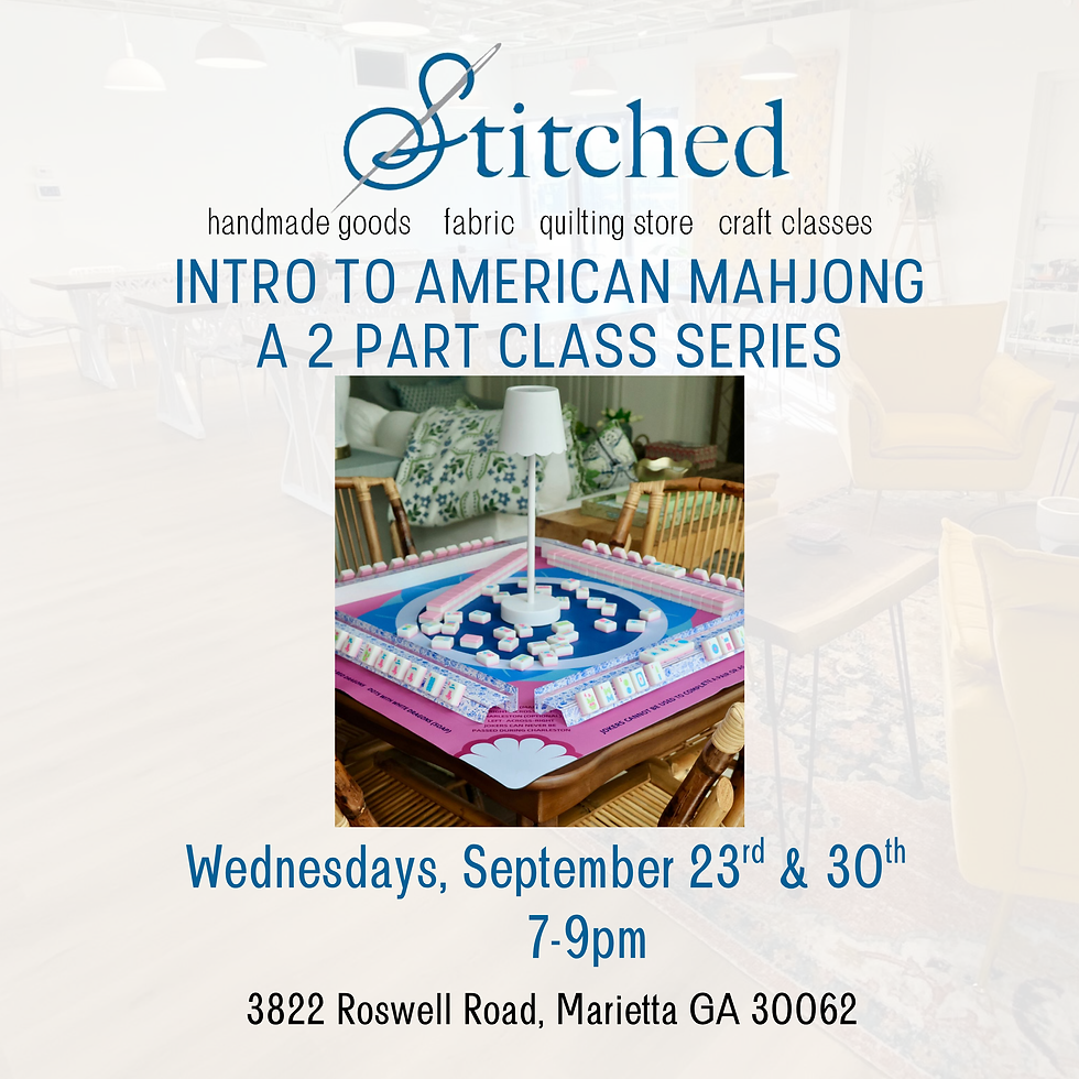 Intro to American Mahjong