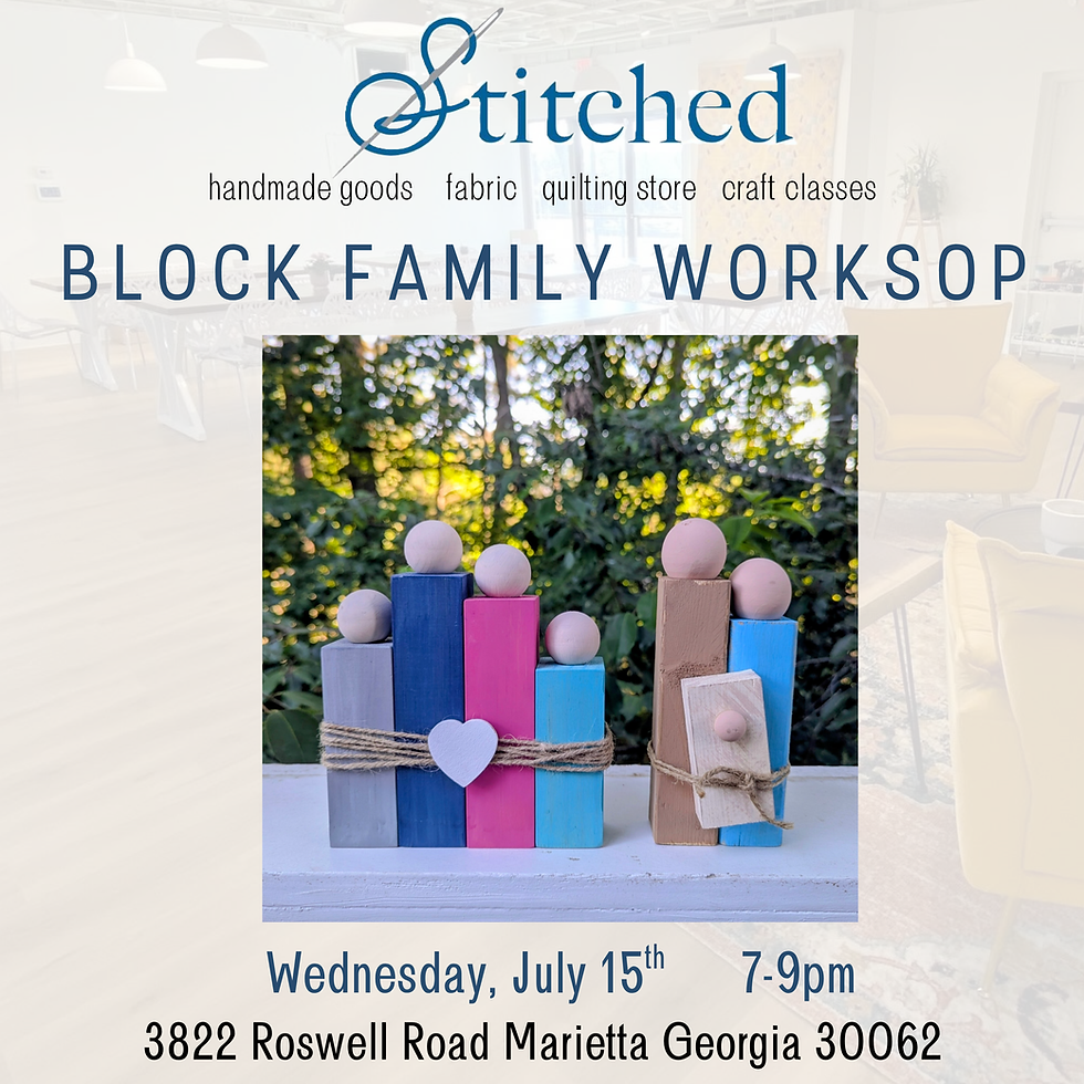 Block Family Workshop with Jamie Bass