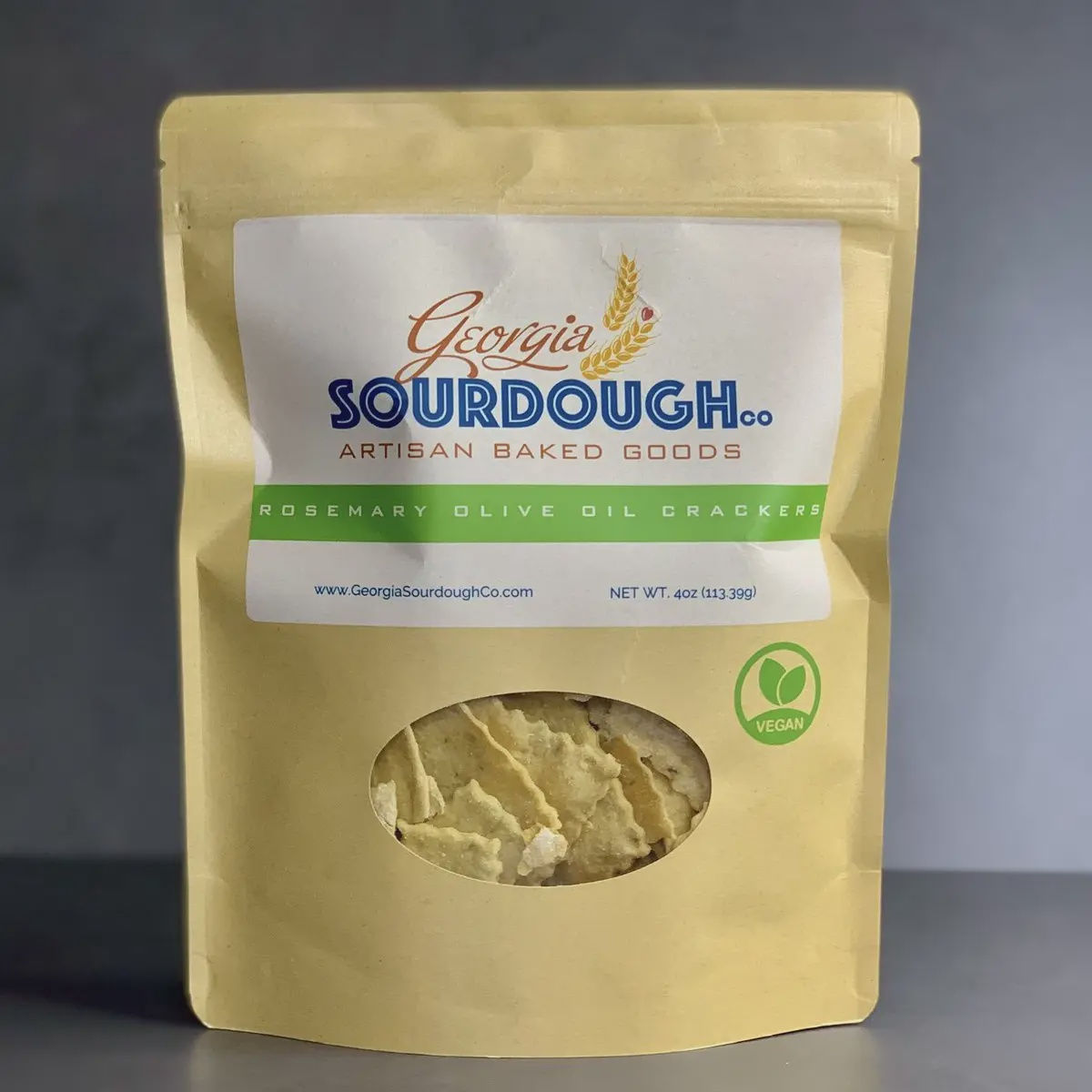 Georgia Sourdough Rosemary Olive Oil Crackers 6oz
