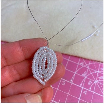Thumbnail: TBG-SNO Beaded Flower Craft Kit - Snowdrop. A Creative Gift Idea.