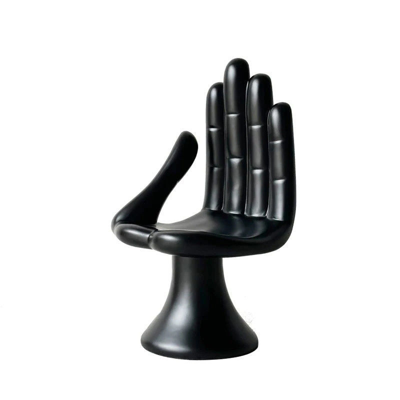 Modern Hand Shape Accent Chair Sculptural Lounge Chair