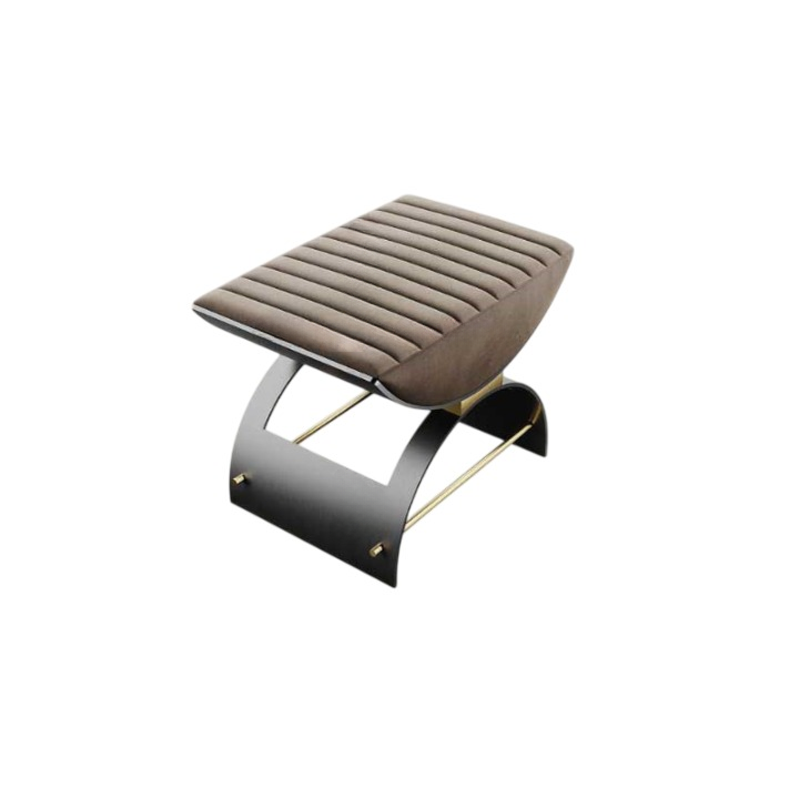 Modern Upholstered Ottoman Bench Luxury Footrest Stool Contemporary Vanity Bench