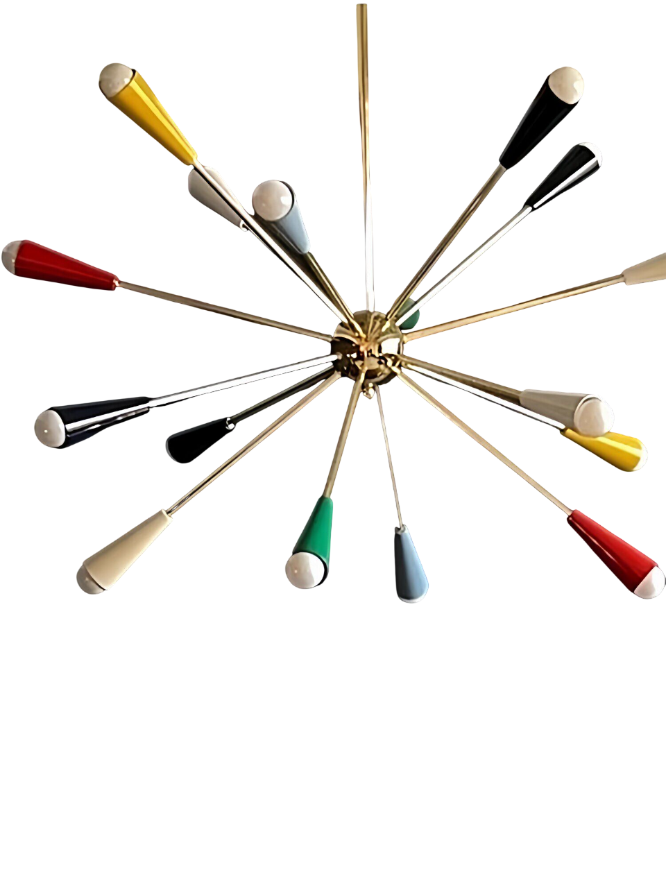 Modern Sputnik Chandelier 16-Light Colorful Ceiling Light