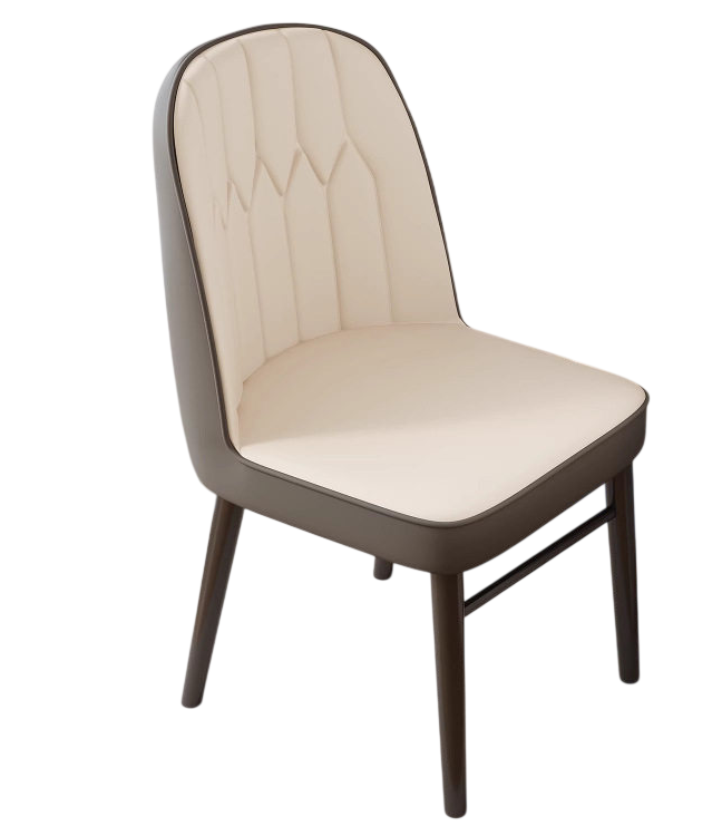 Modern Upholstered Dining Chair – Luxury Faux Leather Accent Chair