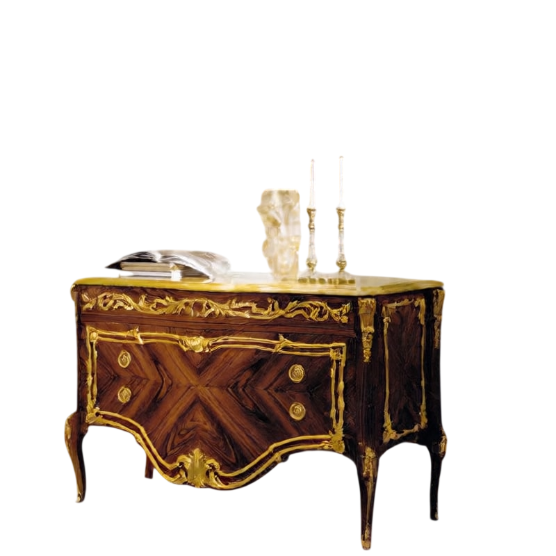 Luxury European Hand-Carved Chest of Drawers
