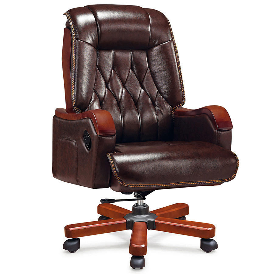 High Back Executive Office Chair Reclining Ergonomic Leather Desk Chair