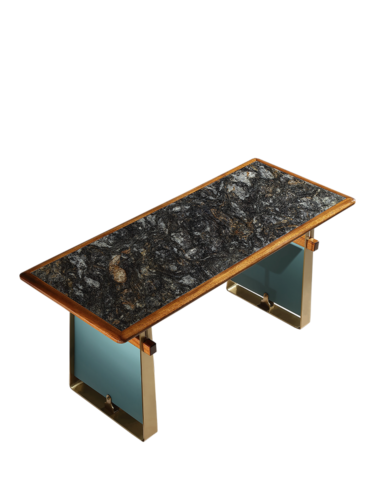 Luxury Marble Tea Table Modern Tea Ceremony Table Solid Wood Tea Desk