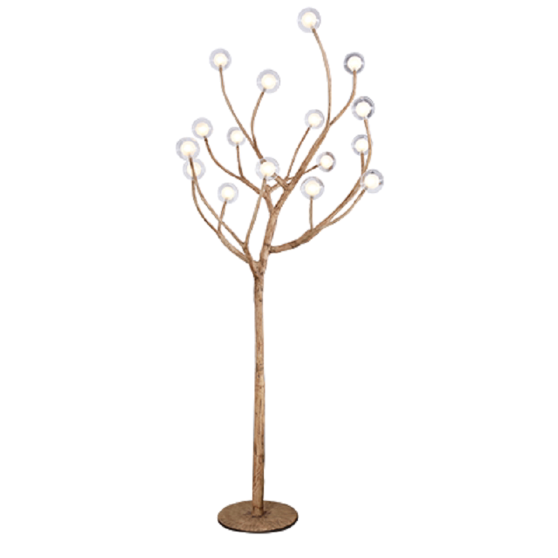 Modern Tree Branch Floor Lamp, Sculptural LED Standing Light