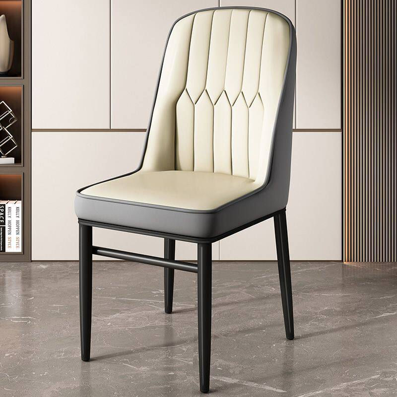 Thumbnail: Modern Upholstered Dining Chair – Luxury Faux Leather Accent Chair
