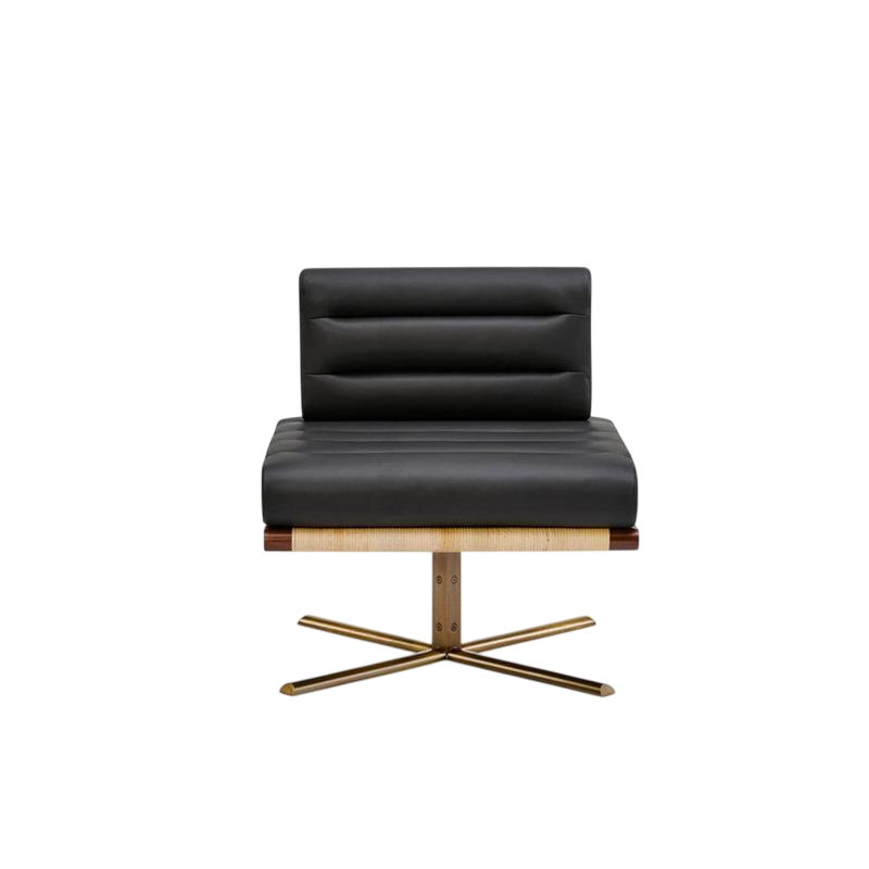 Modern Swivel Lounge Chair Upholstered Accent Chair