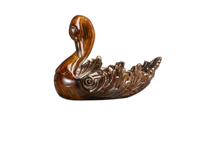 Vintage Swan Decorative Fruit Bowl, European Style Candy Dish and Dry Fruit Tray
