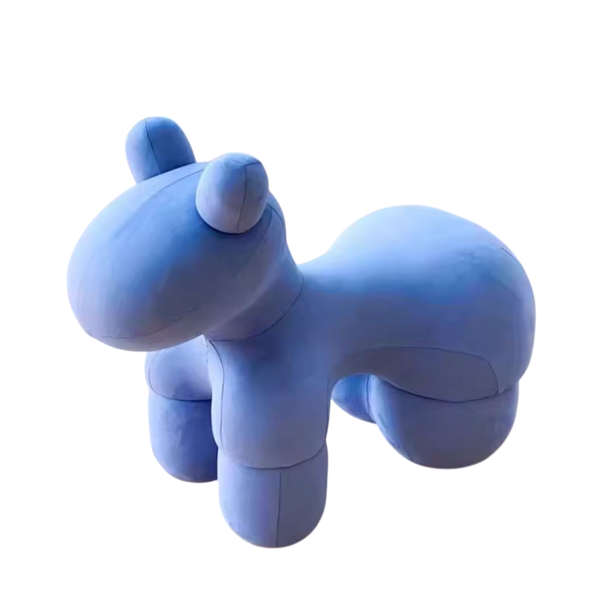 Kids Animal Shape Accent Chair, Upholstered Pony Style Lounge Chair