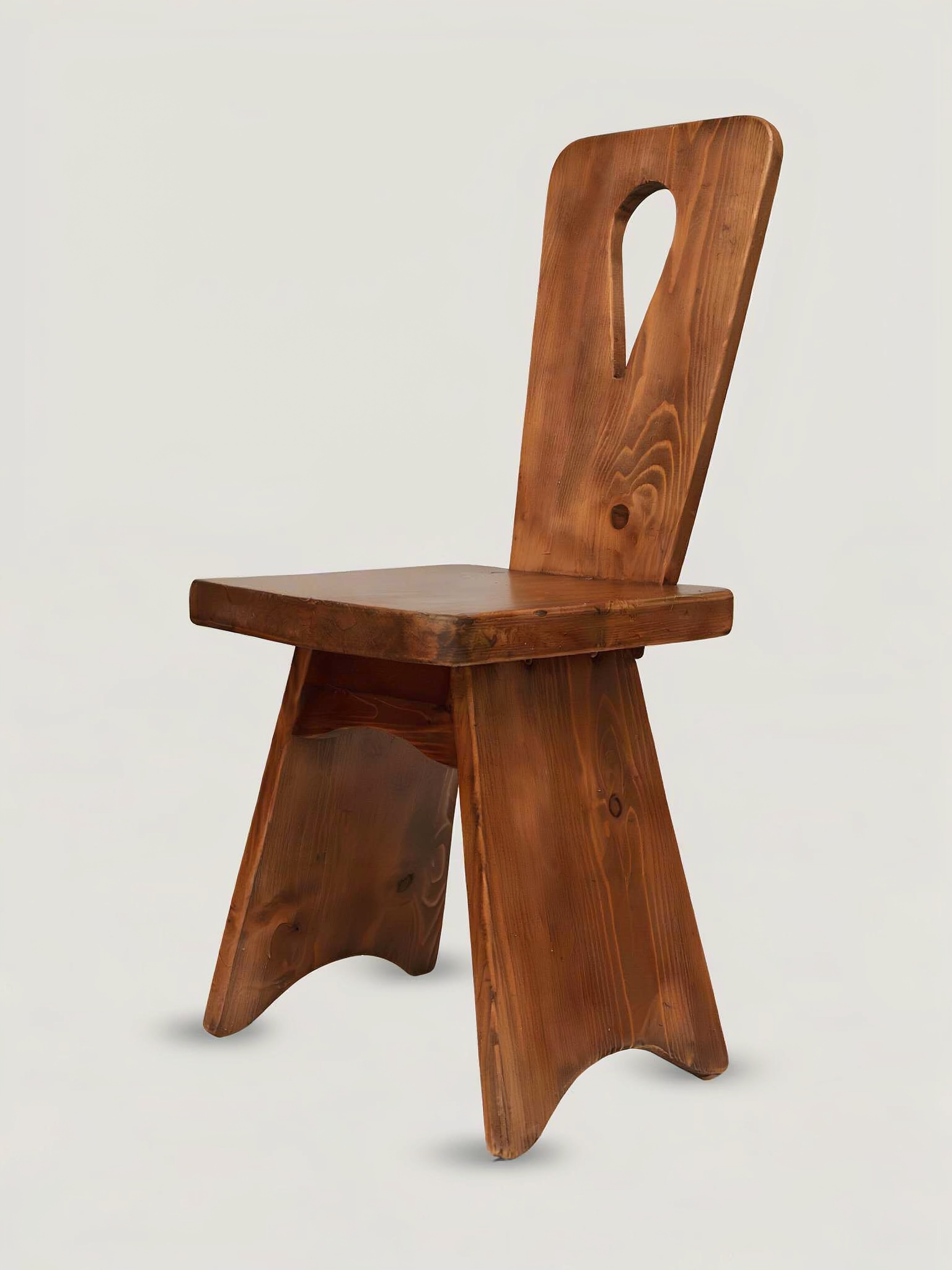 Modern Solid Wood Dining Chair Minimalist Accent Chair