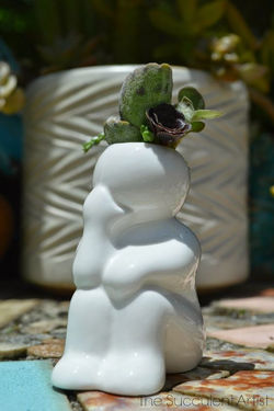 Mini People Planters 7- succulent planter - cactus planter - cacti - succulents - planters - gardeni