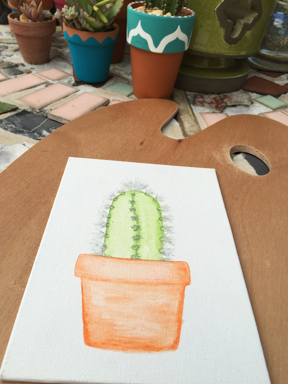 Thumbnail: Succulent and Cactus Watercolor Paintings