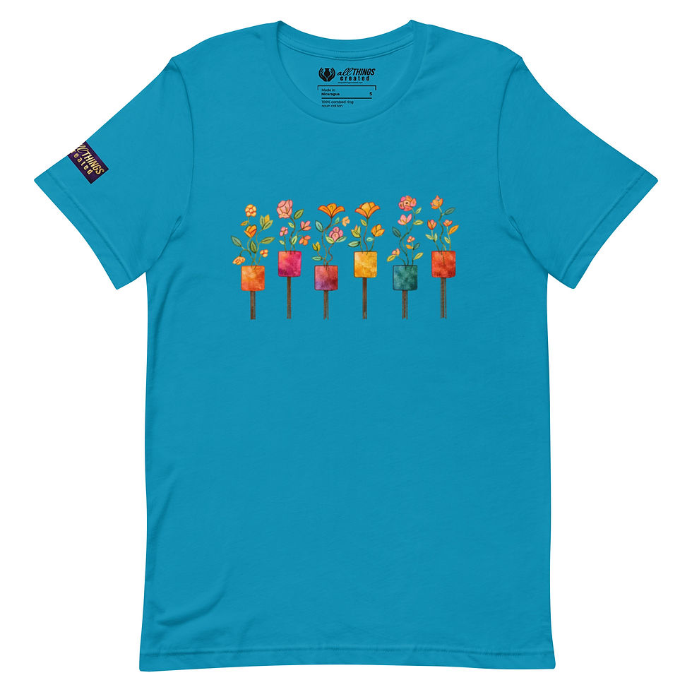 Thumbnail: Desert Lane Florals Unisex T-Shirt