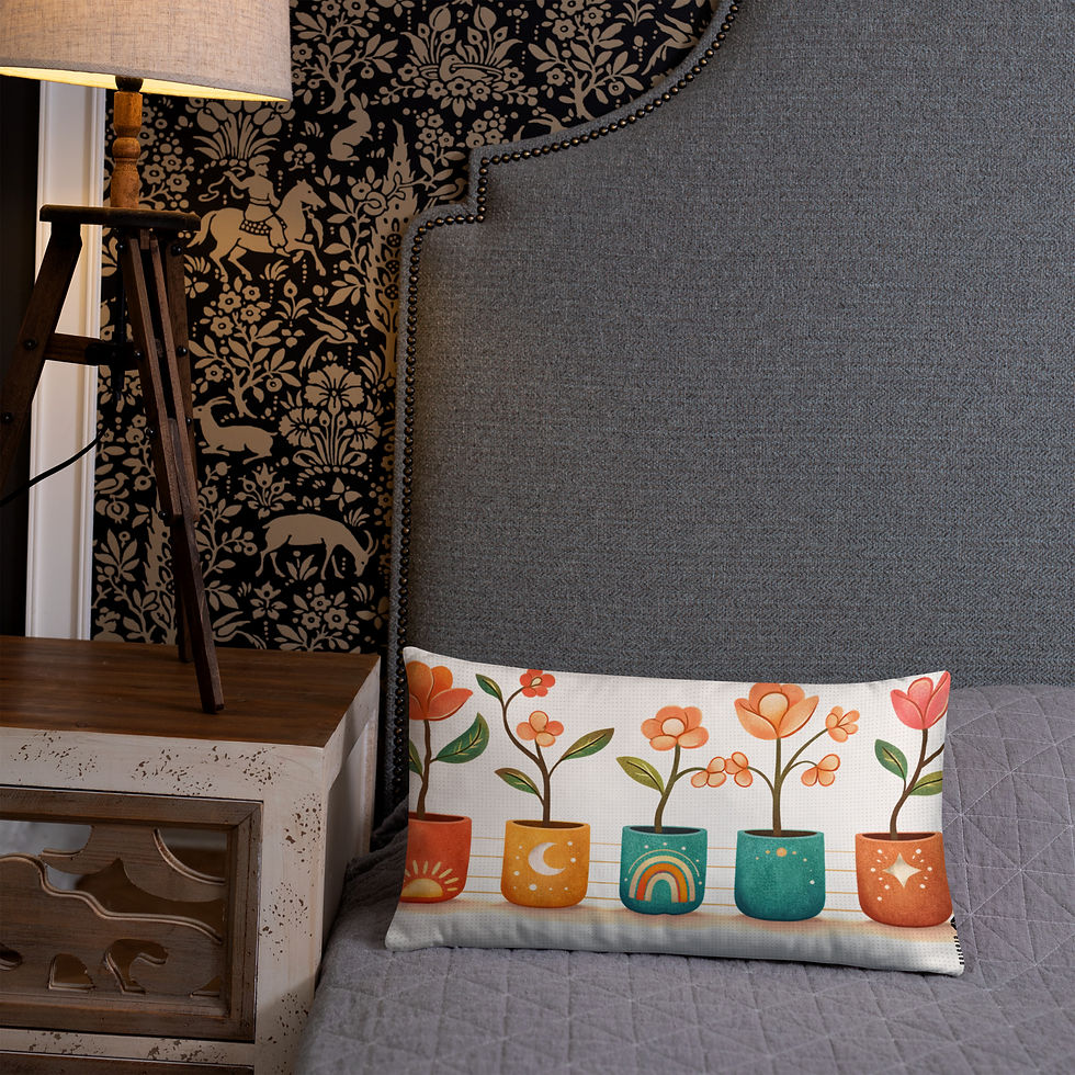 Thumbnail: Celestial Bloom Lineup Basic Pillow