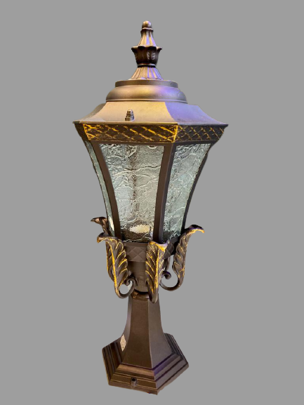 Thumbnail: Aluminium Outdoor IP54 Waterproof E27 Base Pillar Lamp Decorative Garden Light
