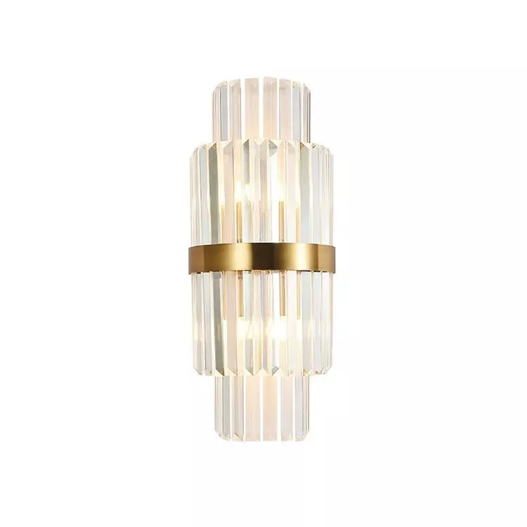 Thumbnail: MODERN CRYSTAL GOLDEN FINISH WALL LIGHT -52108-1W