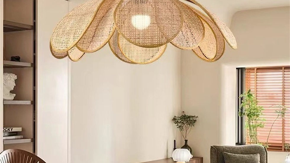 wooden pendant light