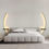 Thumbnail: Modern Bedroom Parlor LED Wall Lamp Minimalist Stripes Decorative Wall Sconce