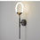 Thumbnail: Modern Metal Acrylic Round LED Light Wall Lamp for Living Room Bedroom Bedside -