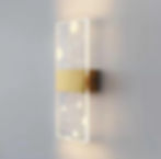 Designer  led wall light gold color 