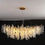 Thumbnail: Nordic decorative gold bronze Aluminum lamp body & crystal-AQ-L3016-1.2