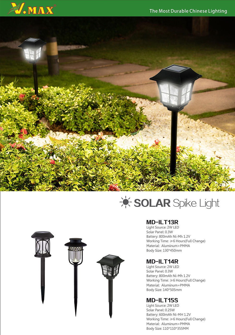 الصورة المصغرة: MODI-Solar Spike/Garden Light Black Body