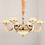 الصورة المصغرة: Modern Style Glass Lamp Shades Vintage Led Chandelier-6 GD