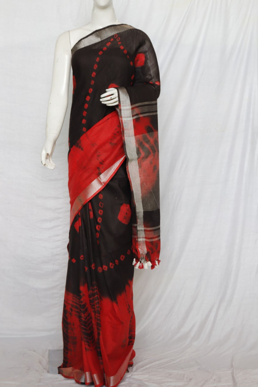 WOMEN COTTON SILK SAREE
