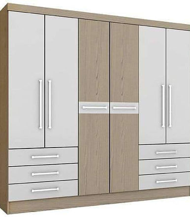 WARDROBE 6 DOOR TWO TUNE
