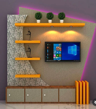 MODULAR TV UNIT SHELVE DESIGN