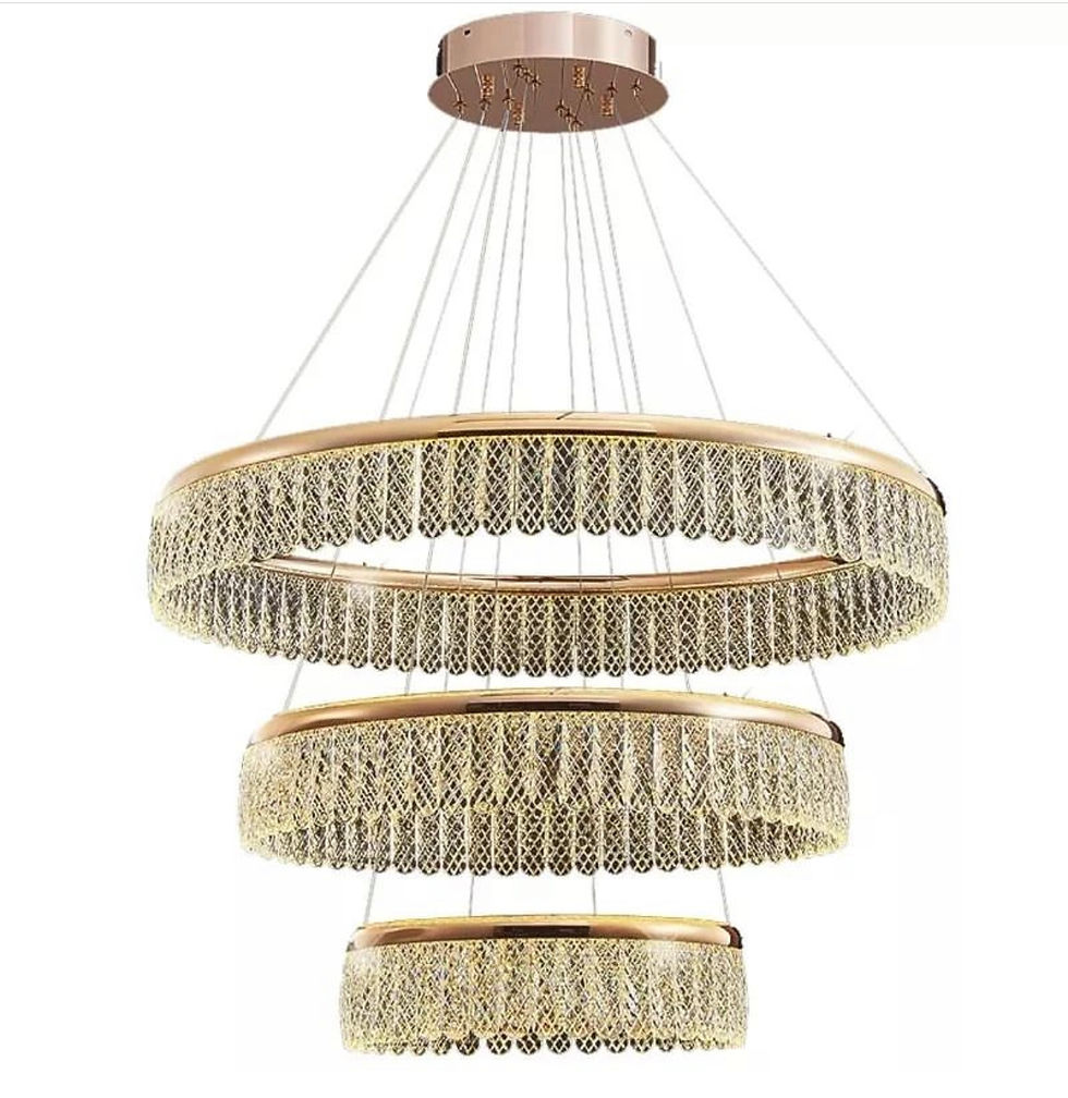 Thumbnail: modern crystal chandelier for living room and hotel -AQ-C581-80+60+40