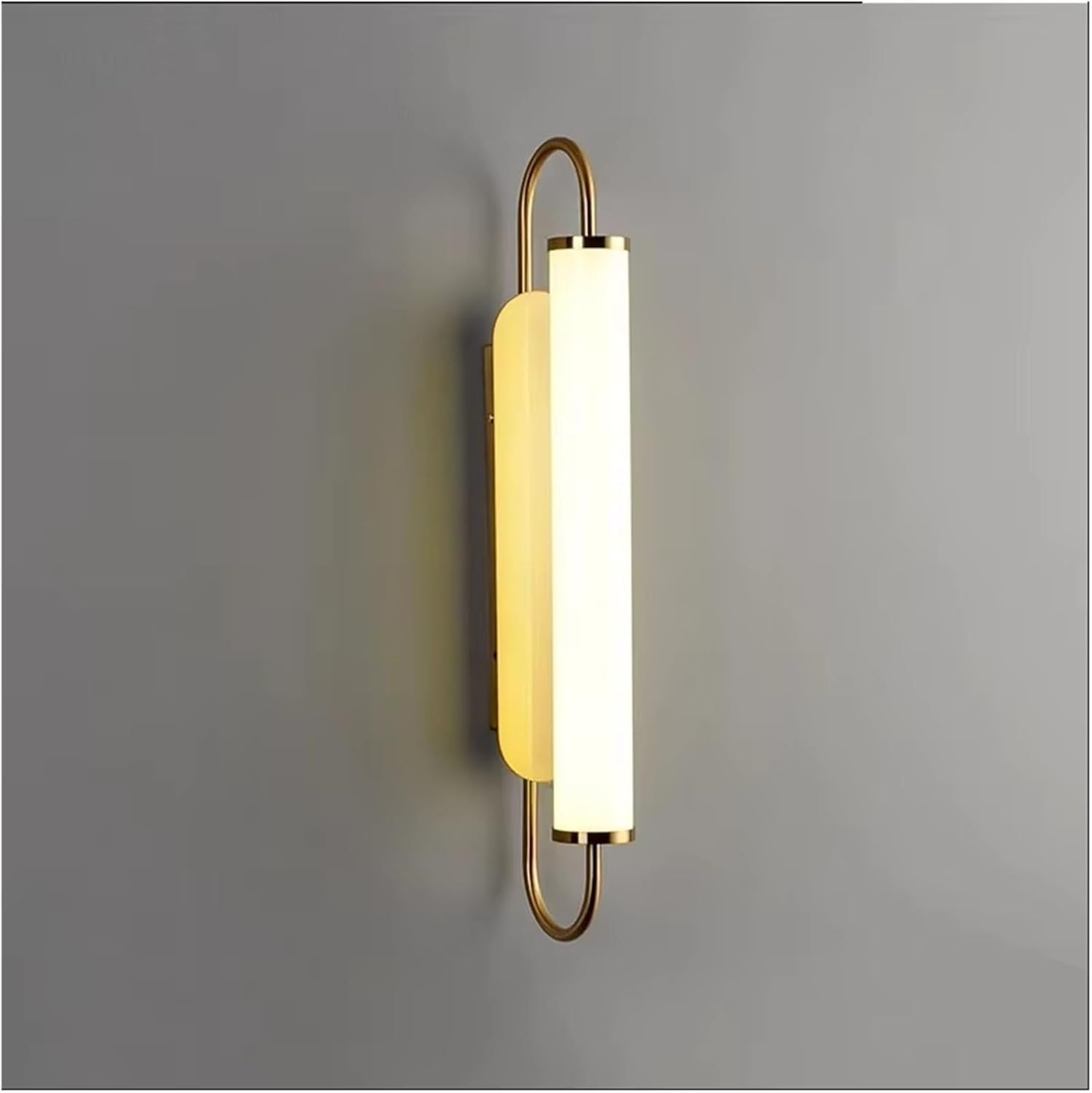 Modern wall light fixture on gray wall, Nordic Minimalist Wall Light Bedroom.