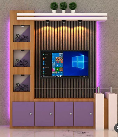 LOUVERS BACK DESIGN SIDE STORAGE