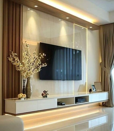 TV UNIT WITH SHELVE