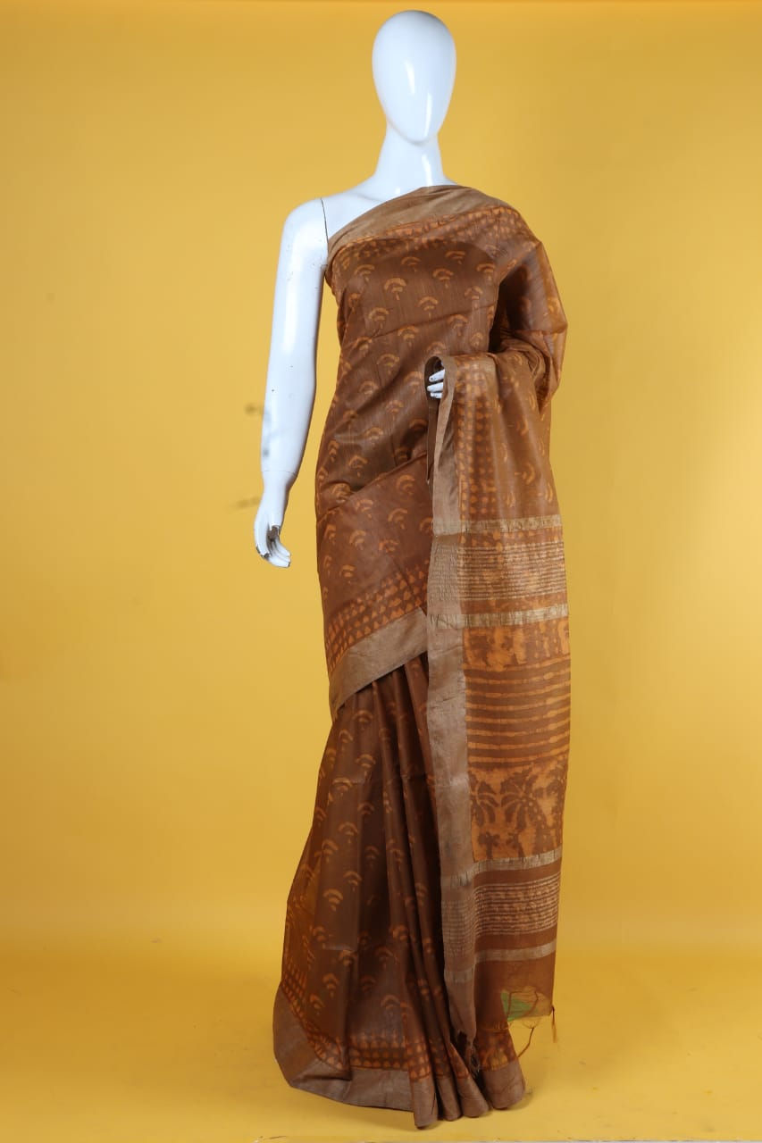 WOMEN COTTON SILK SAREE