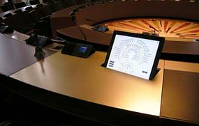 Salle des délibérations Conseil Général Mise à niveau des équipements audiovisuels