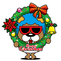 BBステーションイメージキャラクター「Bさん」クリスマス・クリスマスリースのコスプレ、パチンコ屋のイメージキャラクター