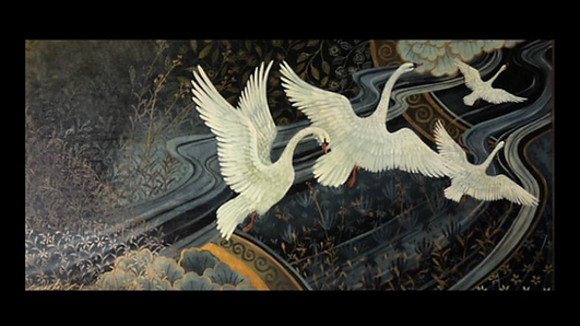'The Children of Lir' Oil on Canvas