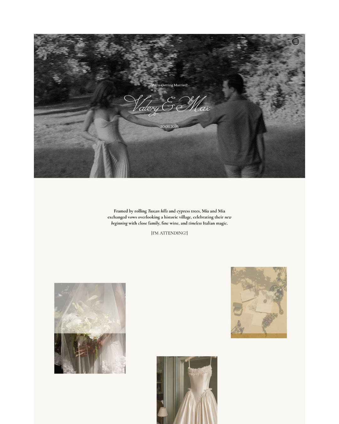 Wedding Wix Website Template